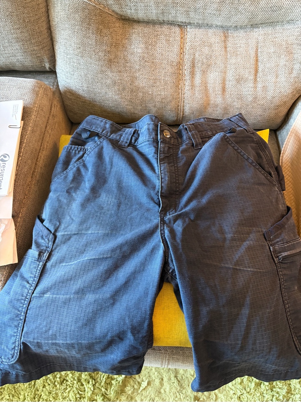 Carhartt Men's Navy Utility Cargo Shorts size 34
